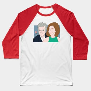 The Doctor and Clara Baseball T-Shirt